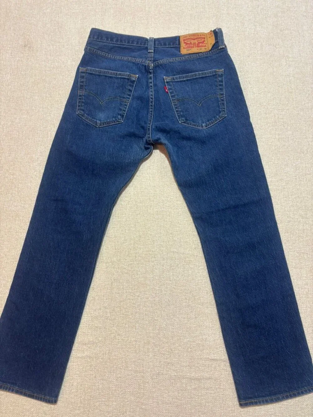 Levi's 501 Original Fit Button Fly Dark Wash Jeans W32 L30